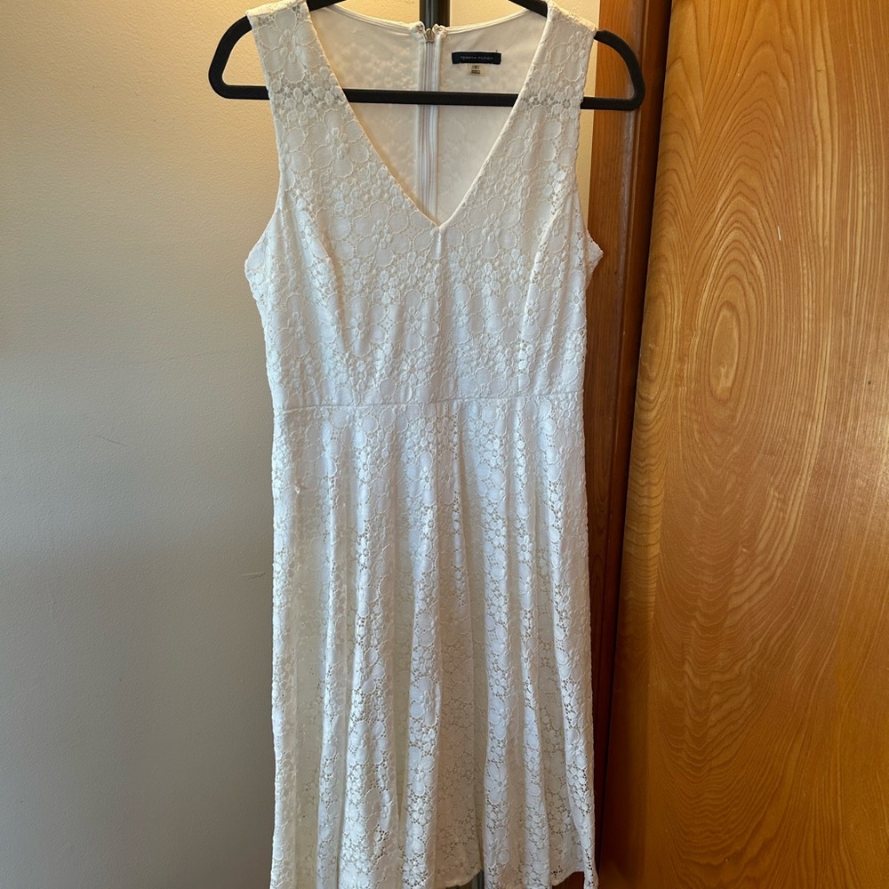 Ivory lace dress